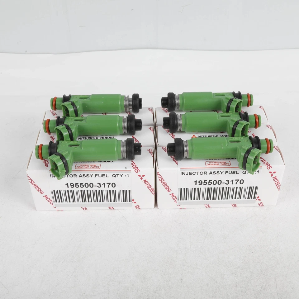 6PCS New OEM Aurus FUEL INJECTORS FOR 1998-2003 Mitsubishi Montero Sport 3.0 V6  Foto 1 de 4