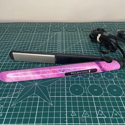 Remington Flat Iron Hair Straightener S1520 Purple Pink Aztec TESTED WORKING - Image 1 of 4