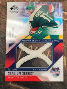 2016-17 SP Game Used Materials Net Cord Zach Parise 17/35 - Picture 1 of 6