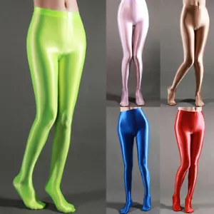 Sexy Glitzer-Yoga-Leggings Für Damen Super Glänzende Blickdichte Glänzende æ - Bild 1 von 23