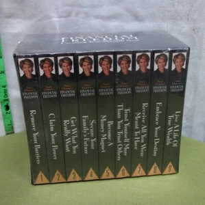 SUZE ORMAN Financial Freedom ten 10 cassette tapes NWT financial advisor - Imagen 1 de 3