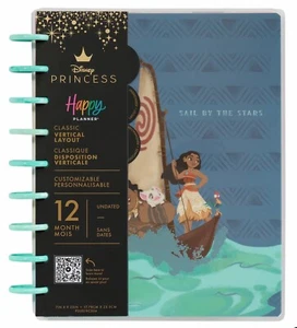 New! Happy Planner Disney Moana UNDATED CLASSIC VERTICAL LAYOUT PLANNER - Picture 1 of 10