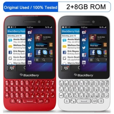 BlackBerry Q5 Original 4G LTE 8GB ROM QWERTY Keyboard BlackBerryOS Smartphone - Image 1 of 4