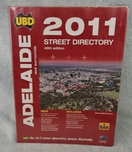UBD Adelaide & Surrounds 2011 Street Directory Maps 49th Edition Pre-Owned - Picture 1 of 3
