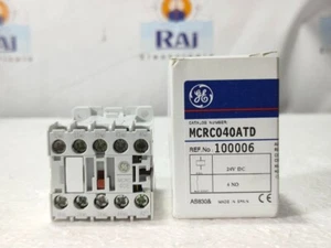 (NEW) GENERAL ELECTRIC GE MCRC040ATD 4NO 24VDC CONTROL RELAY FREE FAST SHIPPING - Picture 1 of 11