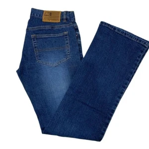 Vintage Ralph Lauren Polo Jeans Womens Size 2 Medium Wash Bootcut Denim Pants - Picture 1 of 6