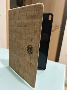 Cork Wood Folio Case Compatible w/iPad Air 10.5" (2019) & iPad Pro 10.5" (2017) - Picture 1 of 12