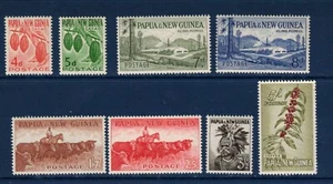 Papua-Neuguinea SC 139-46 LH/MNH Set 1958 - Pflanzen, lokales Leben, Ansichten - HM05 - Bild 1 von 1