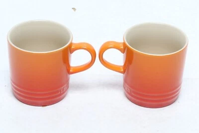 Le Creuset Second Chiox Flame  Capp Mug 200ml set of 2 - Image 1 of 4