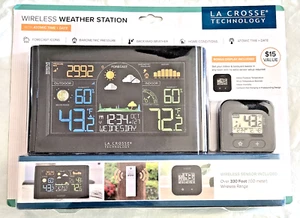 La Crosse Technology Wireless Weather Station with Atomic Time + Date - Picture 1 of 2