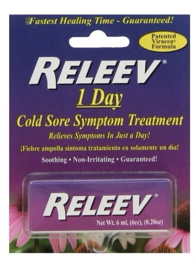 Tratamiento para herpes labial Releev 1 día 6 ml (003) Foto 1 de 1