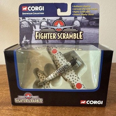 Corgi Fighter Scramble MITSUBISHI ZERO Japanese WWII Airplane Die-cast - Image 1 of 4