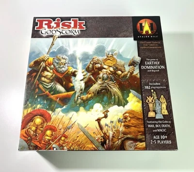 RISK Godstorm Board Game 2004 Avalon Hill; 99.99% Complete, LOOK & READ, Nice! - Image 1 of 4