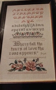 Muestreador de flores en flor fuera de stock punto de cruz patrón de cargador (V) - Imagen 1 de 1