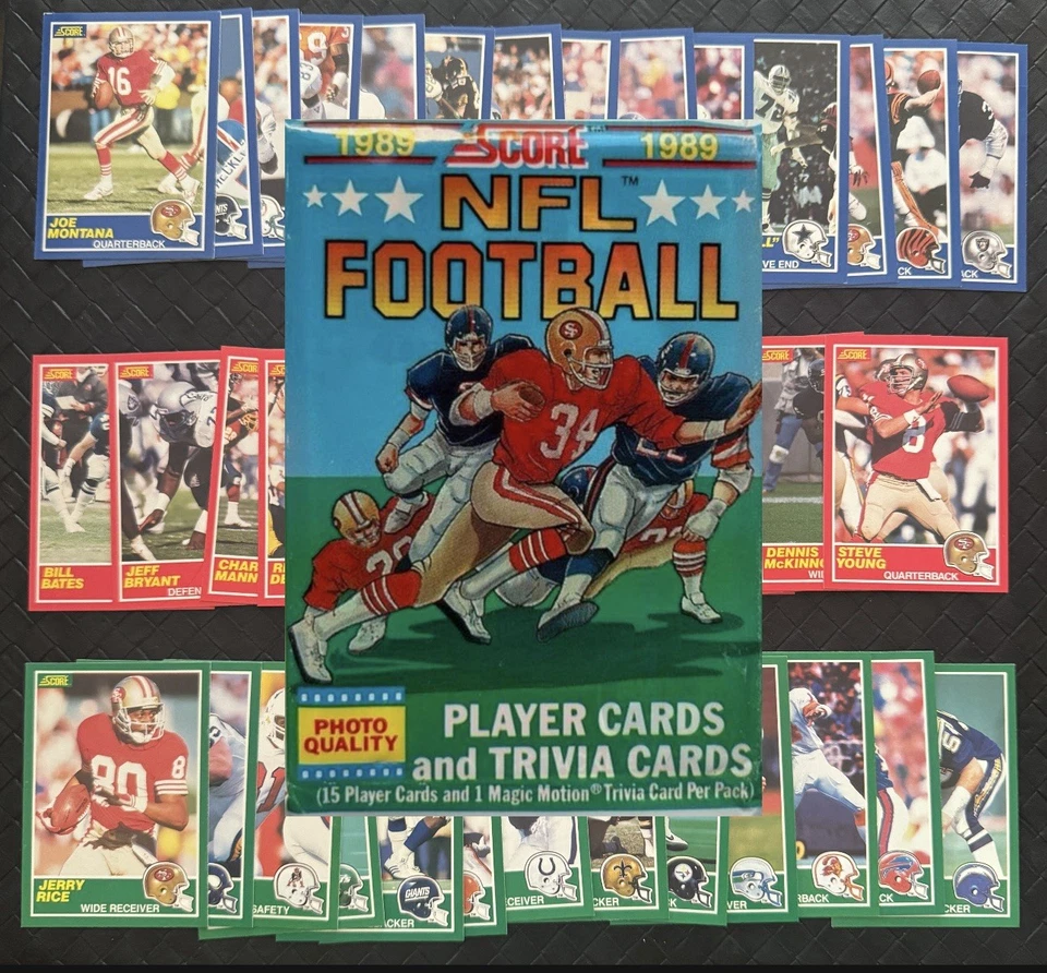 1989 SCORE TRIVA CARDS NFL FOOTBALL Trading Cards Complete Your Set U Pick READ - Image 1 of 1