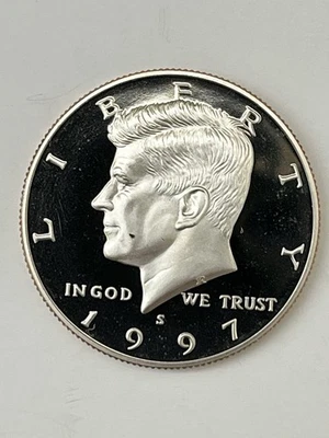 1997-S Clad Kennedy Half Dollar Proof Taken from US Mint Proof Set - Image 1 of 4