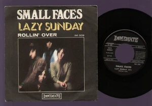 7" SMALL FACES LAZY SUNDAY / ROLLIN' OVER ITALY 1968 MARRIOTT LANE IMMEDIATE - Picture 1 of 1