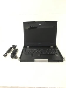 HP TFT7600 G2 17.3" Screen Console Monitor & Keyboard, Power AC Adapter, WORKING - Picture 1 of 11