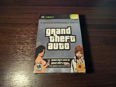 Grand Theft Auto - III + Vice City - Xbox Collection - Double Pack - Complete - Image 1 of 4
