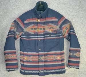 Roark Axeman Jacke Herren Gr. S Navy Sherpa gefüttert Toggle Fleece Southwestern - Bild 1 von 23