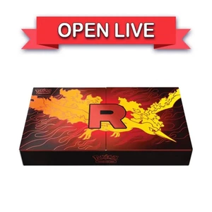 Open Live Pokemon TCG Team Rocket’s Moltres ex Ultra-Premium Collection Englisch - Bild 1 von 5