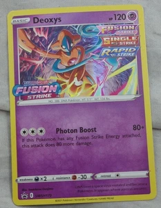 Deoxys SWSH170 Pokemon Sword & Shield Promo PreRelease Holo Rare Card NM - Picture 1 of 1