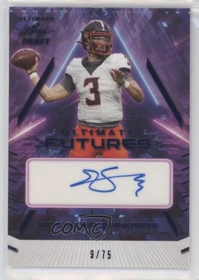 2022 Leaf Ultimate Draft Ultimate Futures Navy /50 Spencer Sanders #UF-SS1 Auto - Image 1 of 2