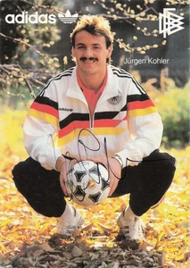 Jürgen Kohler - Autogrammkarte signiert DFB Deutschland - Bild 1 von 2