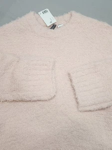 Neu mit Etikett H&M Divided Oversize-Strickpullover Rundhalsausschnitt rosa Damen Gr. M - Bild 1 von 6