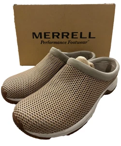 Merrell NUEVO Talla 11 Encore Breeze 2 Zapatos Sin Cordones Zuecos Mules Beige J466402 wmn - Imagen 1 de 13