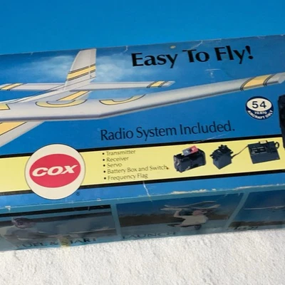 VTG Cox  R/C E-Z Bee Radio Control Airplane Rare Untested .049 BABE Bee engine - Image 1 of 4