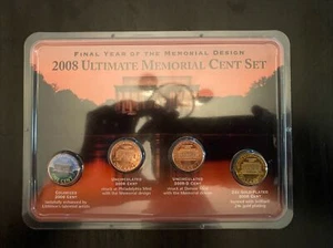 2008 Final Year Of The Memorial Design. Ultimate Memorial 4 Coin set. - Picture 1 of 2