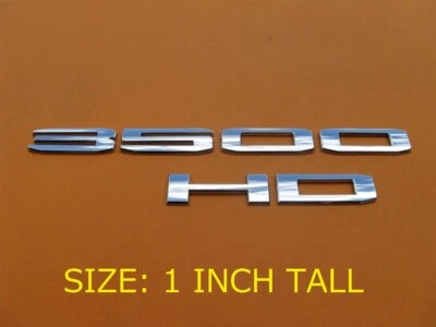 19 20 21 22 23 GMC SIERRA 3500 HD SIDE DOOR CHROME EMBLEM LOGO BADGE SIGN A36524 - Image 1 of 4