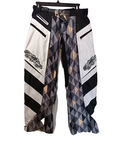 Motocross Biker Pants Fly Racing Boys Size 5/6 Boot Cut Multicolor Kinetic - Picture 1 of 8