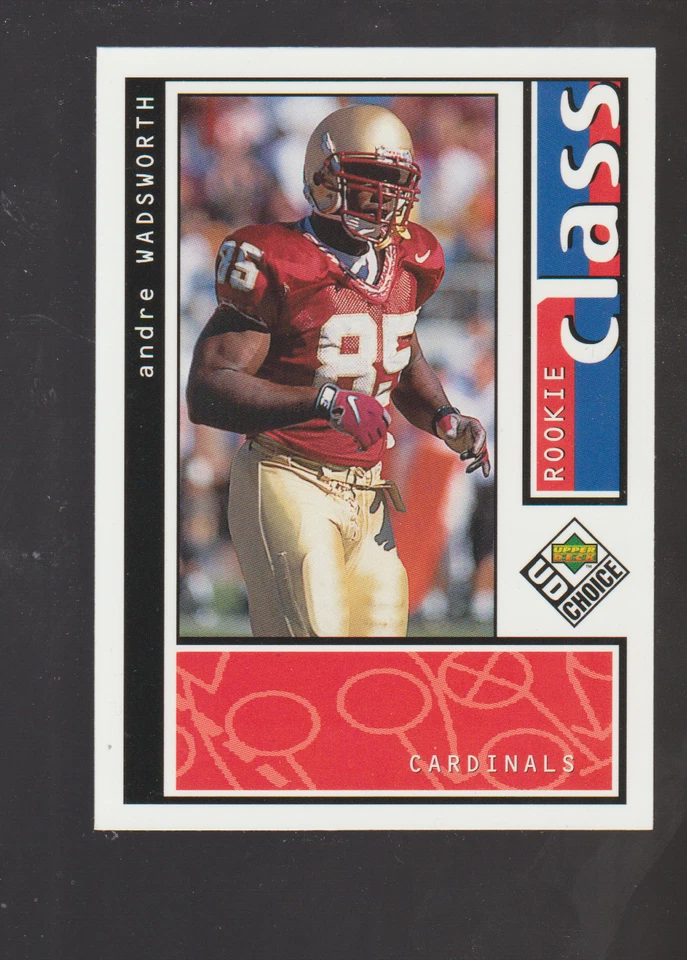 1998 Upper Deck UD Choice #196 Andre Wadsworth RC, Florida State Seminoles - Image 1 of 1