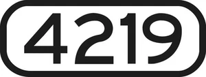 HO124 - 8 Inch NS/CR Style Number Board DECALS - ShellScale Decals - Picture 1 of 1