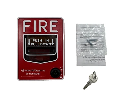 Fire-Lite BG-12LX Dual-Action Pull Station - Same Day Shipping (SEALED)