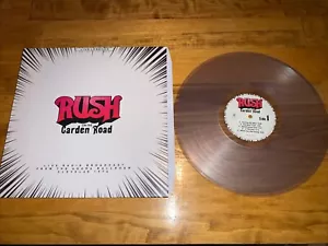 RUSH On The Garden Road/Live From Agora Ballroom Cleveland 1974 Clear Vinyl LP - Picture 1 of 4