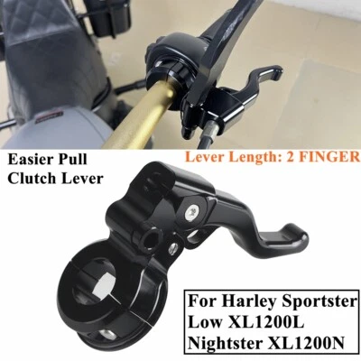 Adjustable Easier Pull Clutch Lever For Harley Sportster Low XL1200L XL1200N  - Imagem 1 de 4