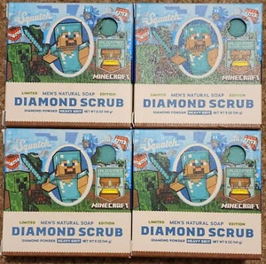 4er Pack - Dr. Squatch Diamond Scrub Limited Edition - Minecraft - Bild 1 von 1