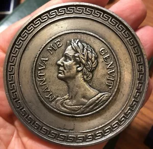 MANTOVA Accademia Scienze-Arti Virgilio Mantegna grande modulo 69 mm - Imagen 1 de 2