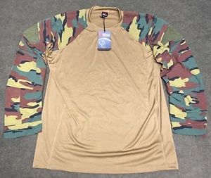 NEW KEELA BELGIAN JIGSAW CAMOUFLAGE UBACS UNDER BODY ARMOUR COMBAT SHIRT. XL. - Foto 1 di 5