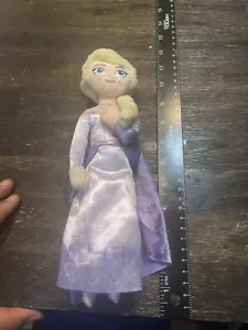 DISNEY FROZEN 2 ELSA 10” STUFFED PLUSH TOY( PRE-OWNED) - Picture 1 of 4