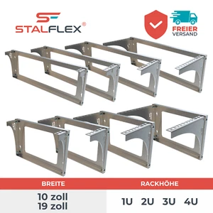 10 & 19 Zoll 1U 2U 3U 4U RACK Wandhalterung für Netzwerk- und Servergeräte - Bild 1 von 45