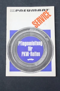 1 X Old Pneumant Service Maintenance Manual For Tires GDR Vintage - Picture 1 of 8