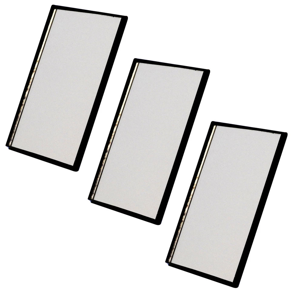 INNOVATE Innovative kompakte Taschenformat Make-up Handtasche Kosmetik Handtasche Spiegel - Dreierpack