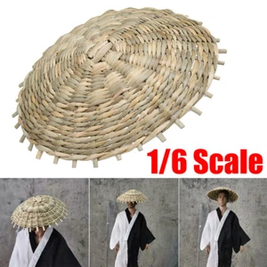 1/6 Scale Handmade Japanese Samurai Straw Bamboo Hat Model for 12" Action Figure - Picture 1 of 8