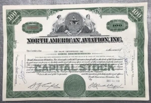 20er-Paket 🔥North American Aviation Inc. * 100 Shares * 1950er * 161 - Imagen 1 de 1