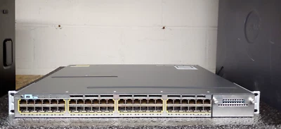 Cisco WS-C3750X-48P-L • 48-Port PoE+ Gigabit Switch1 YEA 1x C3KX-PWR-715WAC - Image 1 of 2