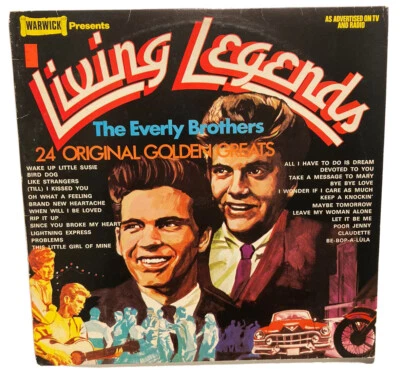 THE EVERLY BROTHERS “Living Legends” 2xLPs Vinyl WW 5027 (1972 UK 1st)   VG+ - Image 1 of 4